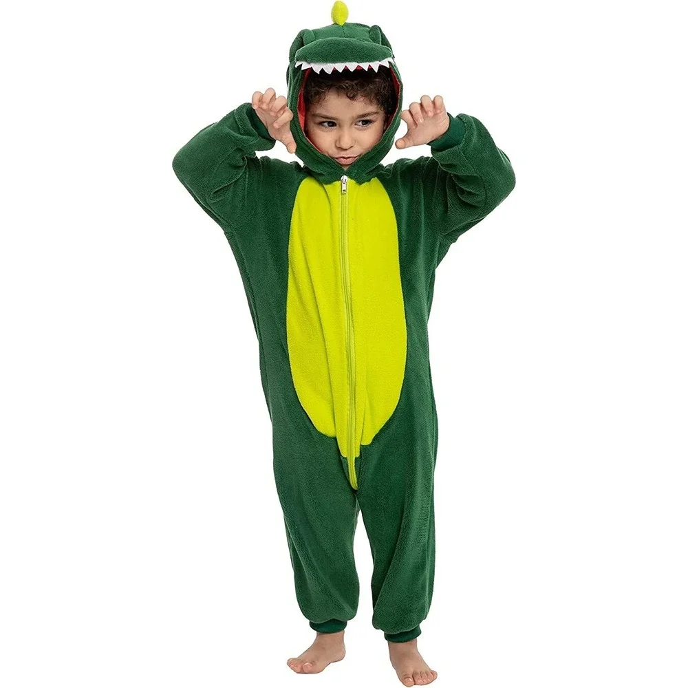 Baby Animal Costume, Toddler Dinosaur T-Rex Pajama, Plush, 6-12 Months